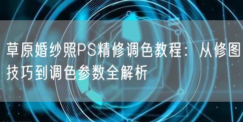 草原婚纱照PS精修调色教程：从修图技巧到调色参数全解析