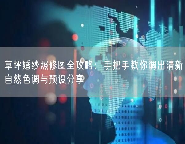 草坪婚纱照修图全攻略：手把手教你调出清新自然色调与预设分享