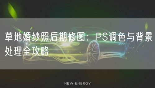 草地婚纱照后期修图：PS调色与背景处理全攻略