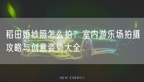 稻田婚纱照怎么拍?室内游乐场拍摄攻略与创意姿势大全